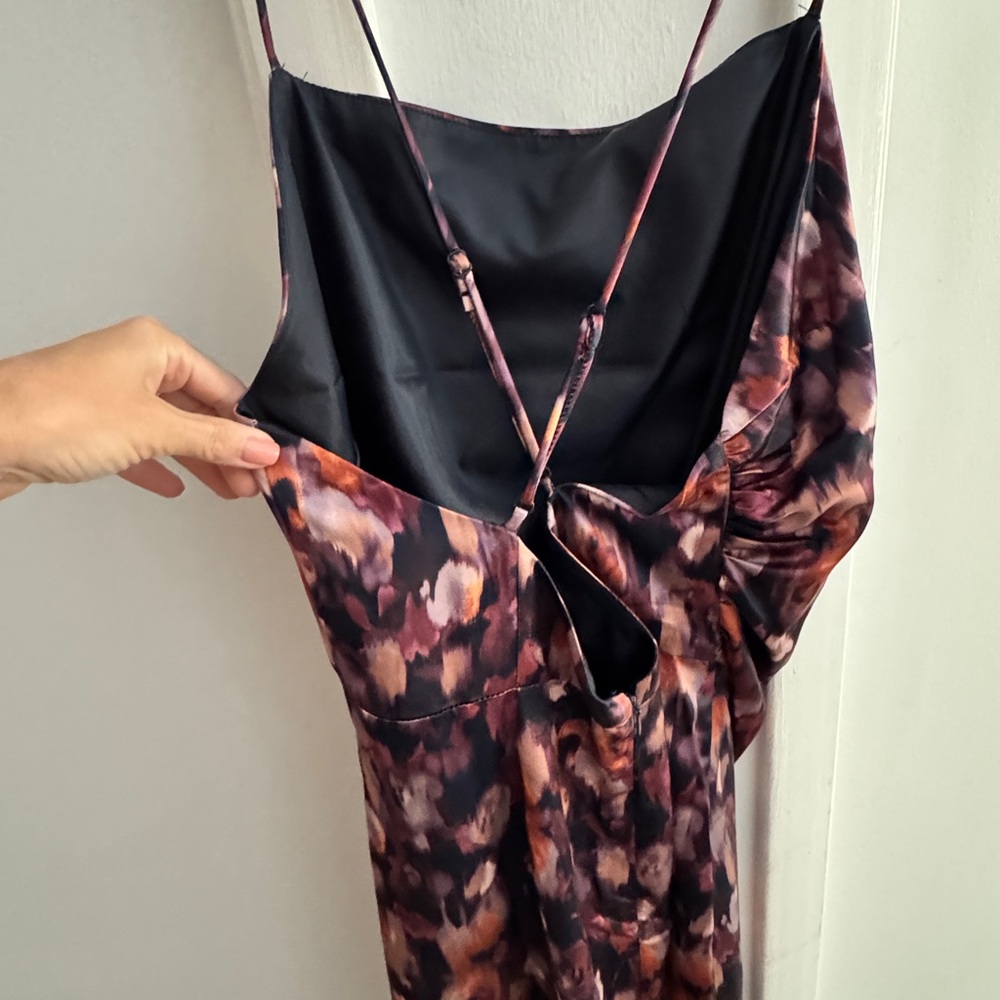 Jason Wu Purple and Orange Floral Dress - Picture 2 of 3